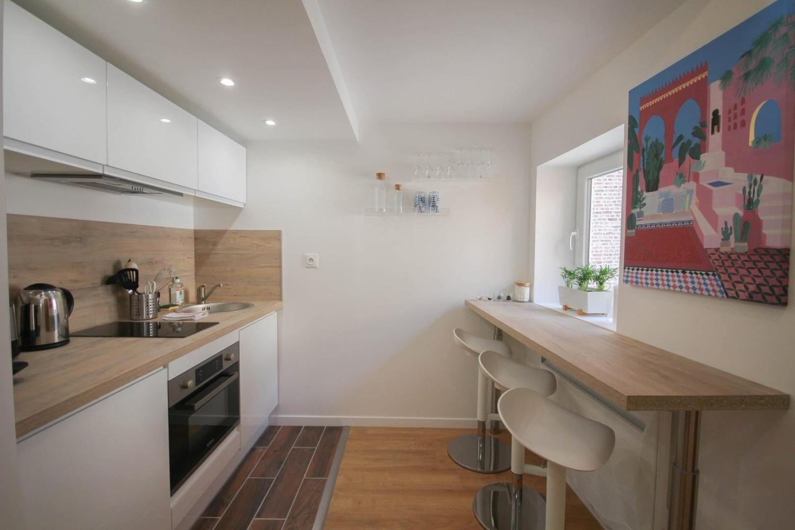Bright, Fully-Equipped Apartment In Central Lille Dış mekan fotoğraf